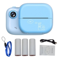 Caméra à impression instantanée pour enfants Caméra vidéo numérique grand écran 1080P 12MP de 3, 0 pouces