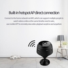Caméra A9 Caméra à distance WIFI Caméra grand angle de sécurité à domicile Caméra de vision nocturne 1080P HD avec installation magnétique Noir