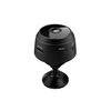 Caméra A9 Caméra à distance WIFI Caméra grand angle de sécurité à domicile Caméra de vision nocturne 720P HD avec installation magnétique Noir