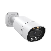 Caméra Bullet de surveillance IP extérieure 3MP avec vision nocturne IR,  audio bidirectionnel,  détection de mouvement,  surveillance à distance,  étanche IP66,  prise UE