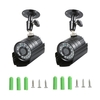 Caméra bullet étanche intérieure CCTV haute résolution 2PCS 1080P
