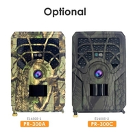 Caméra de piste numérique 12MP HD Caméra de chasse et de piste activée par le mouvement Vision infrarouge nocturne étanche 46pcs IR Lumières pour la chasse sauvage en plein air Sécurité à la maison Jeu d