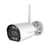 Caméra de sécurité extérieure 2MP 1080P Caméra de surveillance IP extérieure avec vision nocturne couleur Détection de mouvement audio bidirectionnelle et alerte de surveillance à distance IP66 étanche avec prise US