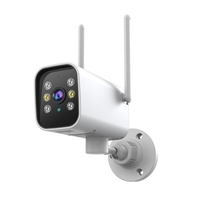 Caméra de sécurité sans fil WiFi extérieur,  Zoom panoramique 1080P CCTV Caméra étanche aux intempéries avec son 2-Wal,  détection de mouvement,  accès à distance APP