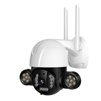 Caméra de sécurité WiFi PTZ 3MP extérieure,  caméra de surveillance WiFi Spotlight Camera avec vision nocturne couleur,  détection humaine AI,  suivi automatique des mouvements,  audio bidirectionnel,  étanche IP66