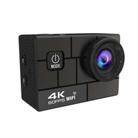 Caméra de sport haute résolution 4K/60FPS 24MP Caméscope DV portable avec grand écran LCD de 2 pouces 170 degrés grand angle 2.4G Télécommande sans fil Kit d