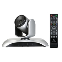 Caméra de vidéoconférence Aibecy 1080P HD Zoom optique 3X Webcam grand angle prise en charge Compression dure H.264 Rotation 355 ° Plug & Play avec télécommande pour les réunions vidéo Formation Enseignement