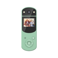 Caméra DV numérique Mini caméra de carrosserie Enregistreur vidéo Lecteur MP3 Écran HD 1080P avec lumière de nuit infrarouge Len rotatif pour Sports Home Office Enregistreur d