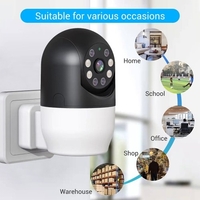 Caméra enfichable 1080P caméra domestique sans fil intérieure WiFi PTZ caméra 360 degrés caméra intérieure Vision nocturne détection de mouvement