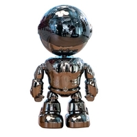 Caméra IP Robot intelligente 1080P,  caméra de sécurité sans fil à la maison intelligente panoramique/inclinaison intérieure avec Vision nocturne détection de mouvement accès à distance stockage de cartes Audio bidirectionnel Cloud/TF