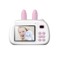 Caméra pour enfants grand écran à mode de mise au point intelligente portable