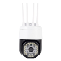 Caméra réseau sans fil rotative extérieure à 45 lumières Interphone vocal 1080P Vision nocturne HD sans prise en charge de la caméra à angle mort Fonction de détection de mouvement
