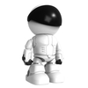 Caméra sans fil de sécurité à domicile 1080P,  caméra IP robot,  caméra de surveillance WiFi,  moniteur pour bébé pour support pour bébé/animal de compagnie,  vue à 360 °,  vision nocturne,  audio bidirectionnel,  suivi de mouvement,  accès à distan