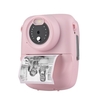 Caméra vidéo numérique portable pour enfants à impression instantanée avec haute résolution vidéo 1080p 18MP 2, 3 pouces grand écran cadres photo amusants marqueurs colorés impression papier autocollants corde à suspendre pour garçons filles