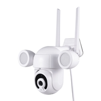 Caméra WiFi Caméra de sécurité extérieure Floodlight 3MP HD