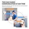Caméra WiFi extérieure PTZ,  caméra IP WiFi sans fil 2MP Système de sécurité domestique avec vue à 360°,  vision nocturne couleur,  audio bidirectionnel,  détection de mouvement,  alerte d