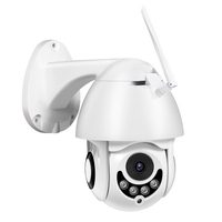 Caméras de sécurité Full HD 1080P Caméra PTZ WiFi sans fil étanche extérieure 2MP avec détection de mouvement de vision nocturne Accès à distance Audio bidirectionnel