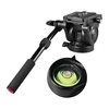 Caméscope Andoer VH05 Caméscope Tête de trépied Fluid Drag Pan / Tilt Head avec plaque de dégagement rapide Support en alliage d