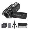 Caméscope numérique Andoer 2.7K Caméscope DV Enregistreur numérique 48MP 16X Zoom numérique 3.0 pouces