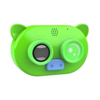 Caméscope vidéo haute résolution pour appareil photo numérique pour enfants 1080P avec coque en silicone souple 2 pouces grand écran corde suspendue carte TF