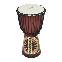Camwood 12 pouces tambour africain en bois Djembe Bongo Congo percussion à main
