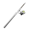 Canne à pêche Portable 1.4M canne à pêche télescopique + 2 + 1 BB roue de pêche rotative gauche/droite Kit de matériel de pêche Interchangeable
