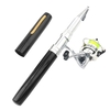 Canne à pêche portable en forme de stylo canne à pêche télescopique en alliage d