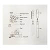 Canne à pêche Reel Combo Kit Set Mini stylo télescopique de poche portable pôle canne à pêche + bobine en alliage d