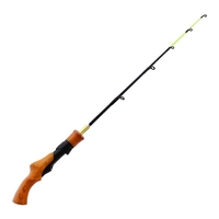 Canne à pêche sur glace 62 cm canne à pêche sur glace légère Portable canne à pêche sur glace d