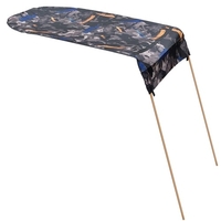 Canot de canoë pour bateau kayak pare-soleil avec sac de rangement pour une personne seule