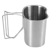 Cantine militaire portable en acier inoxydable avec ensemble de tasses pour camping en plein air randonnée randonnée pique-nique survie
