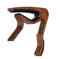 Capo de guitare en bois de couleur en alliage d