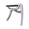 Capo de guitare portable en alliage de zinc Capo Clip de variation de tonalité Conception ergonomique pour guitares classiques Couleur argent