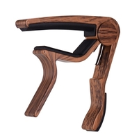 Capo en métal à grain de bois pour accessoires d