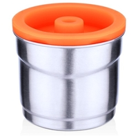 Capsules de café rechargeables en acier inoxydable