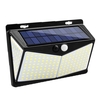 Capteur de mouvement de lampe solaire 208L-ED 3 modes IP65 éclairage grand Angle extérieur étanche pour réverbère d
