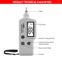 Capteur intelligent AS63A compteur de Vibration numérique avec écran LCD testeur d