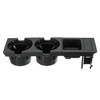 Car Front Center Console Drink Cup Holder + Coin Holder Plateau pour BMW 3Series E46 1998-2004 Noir