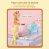 Caricature Lampe de nuit pour enfants Mini Deer Lampes de bureau LED mignons bricolage portable avec porte-téléphone réglable pour les enfants Étudiants Salle de lecture de la chambre