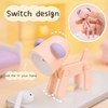 Caricature Lampe de nuit pour enfants Mini-Lampes de bureau LED pour chiens mignons bricolage portable avec porte-téléphone réglable pour les enfants Étudiants Salle de lecture de la chambre
