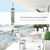 Carillons éoliens 6 pièces tubes en aluminium carillons simples cloches à vent de style européen son apaisant mélodieux pour la décoration extérieure de la cour intérieure