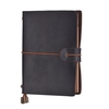 Carnet de notes rechargeable en cuir à couverture souple avec sangle élastique