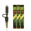 Carpe Pêche Coiffeuses Tressé Thread Curve Shank Crochet de pêche avec Line Carp Rigs Accessoires de pêche