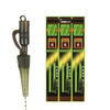 Carpe Pêche Coiffeuses Tressé Thread Curve Shank Crochet de pêche avec Line Carp Rigs Accessoires de pêche