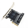 Carte adaptateur PCI-E 4X à 6 SATA3.0 carte d