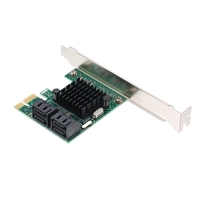 Carte adaptateur PCI-E vers 4 ports SATA3.0 Carte d