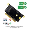 Carte adaptateur SSD M.2 NVME Carte convertisseur SSD M.2 NVMe Key M 2230/2242 pour MacBook Pro A1708