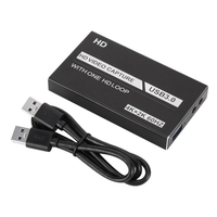 Carte de capture audio vidéo USB3.0 HD 1080P Convertisseur vidéo 4K HD LOOP Entrée micro Sortie audio Plug and Play pour l