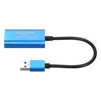 Carte de capture vidéo HD Prise en charge maximale Entrée 4K Sortie 1080P Coque en alliage d