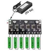 Carte de module de recharge de batterie au Lithium 5V Charge maximale de support 6 batteries